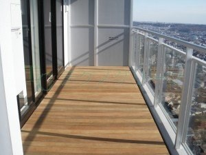 八王子 ベランダウッドデッキ施工例