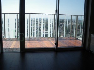 マンション ベランダデッキ塗装