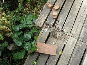 我孫子市 腐ったウッドデッキ